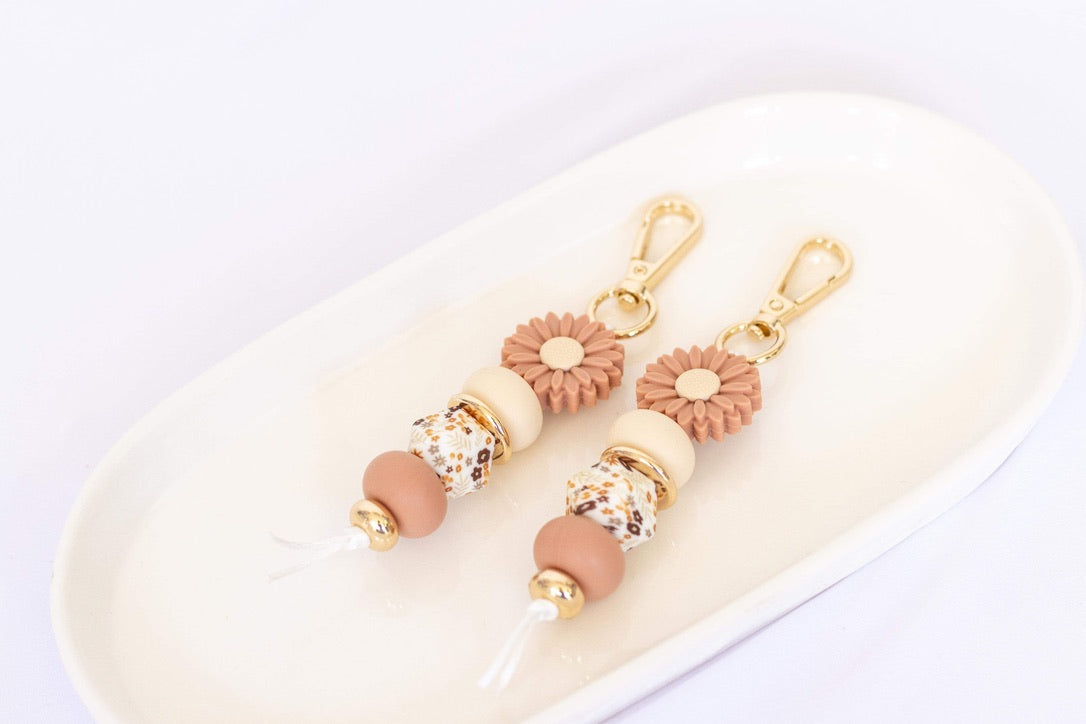 Desert Floral Keychain