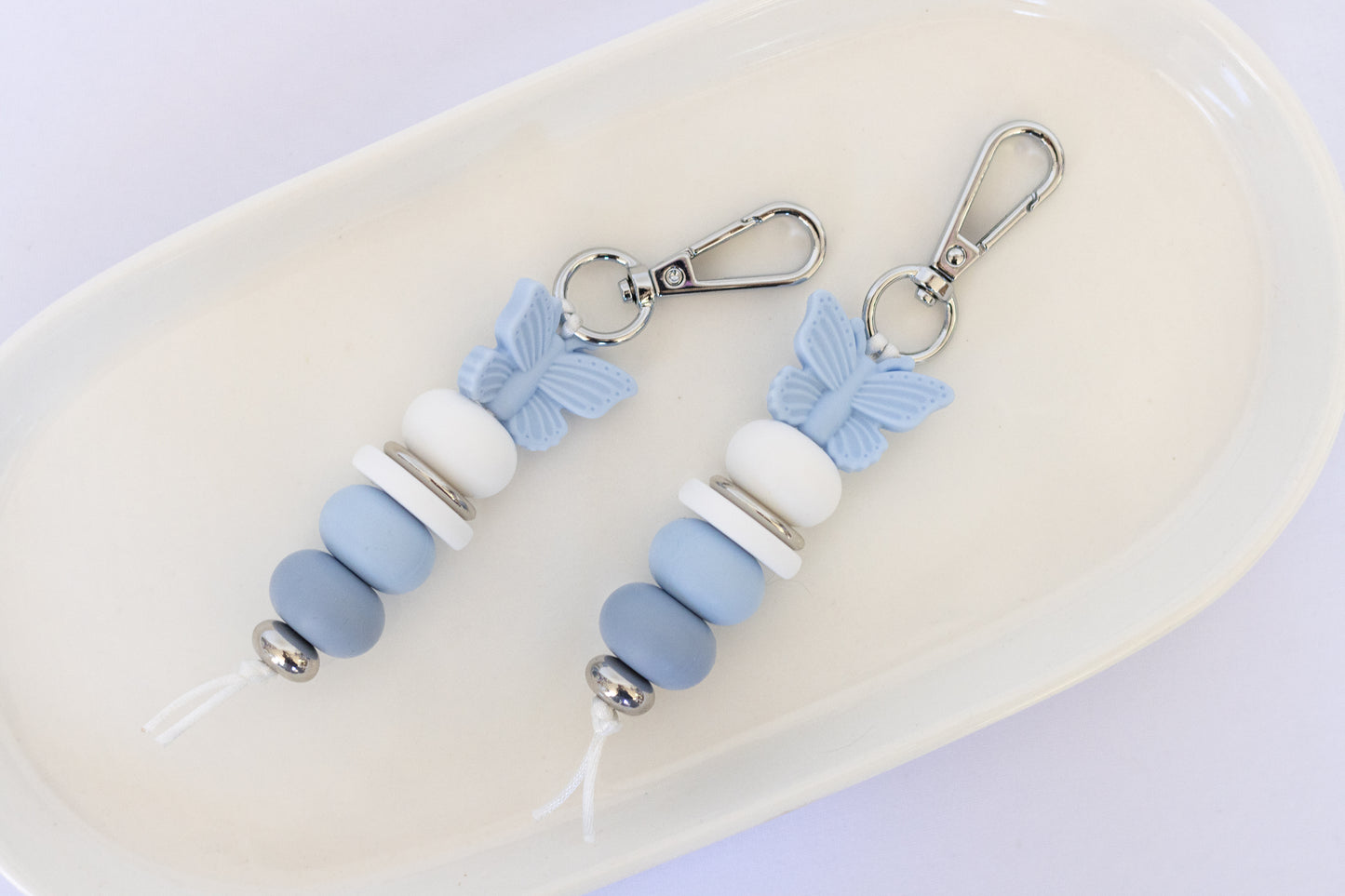 Blue Butterfly Keychain