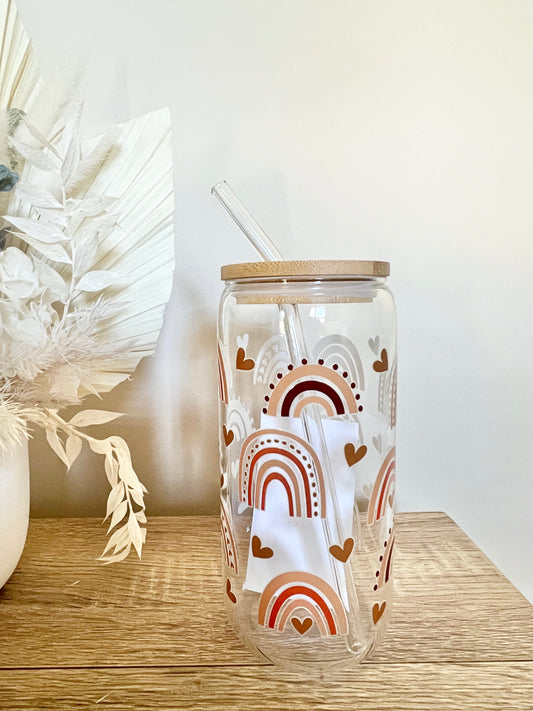 Boho Rainbow Tumbler 16oz