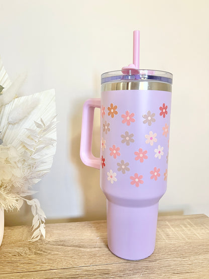 Pastel Daisy Tumbler 40oz