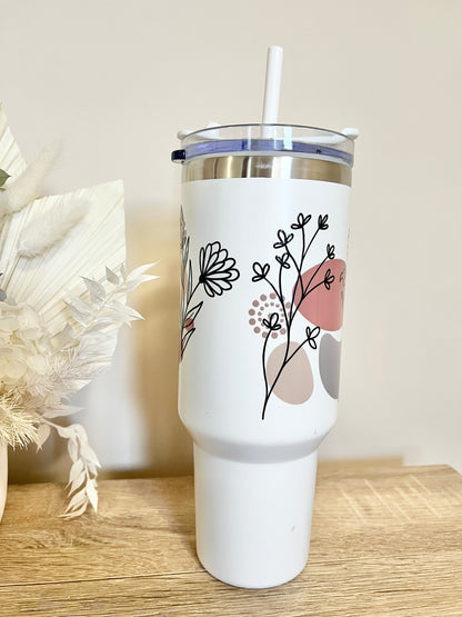 Autumn Floral Tumbler 40oz