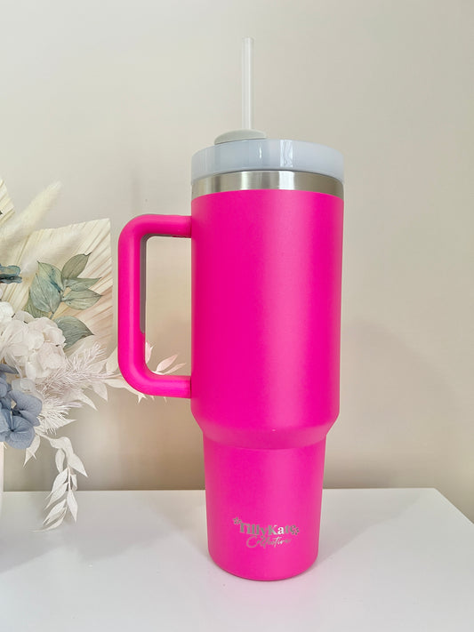 Hot Pink TKC Tumbler 40oz