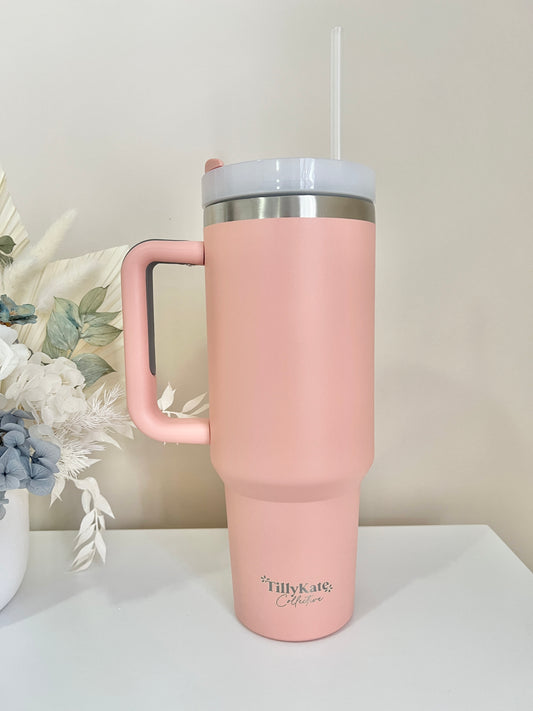 Peach TKC Tumbler 40oz