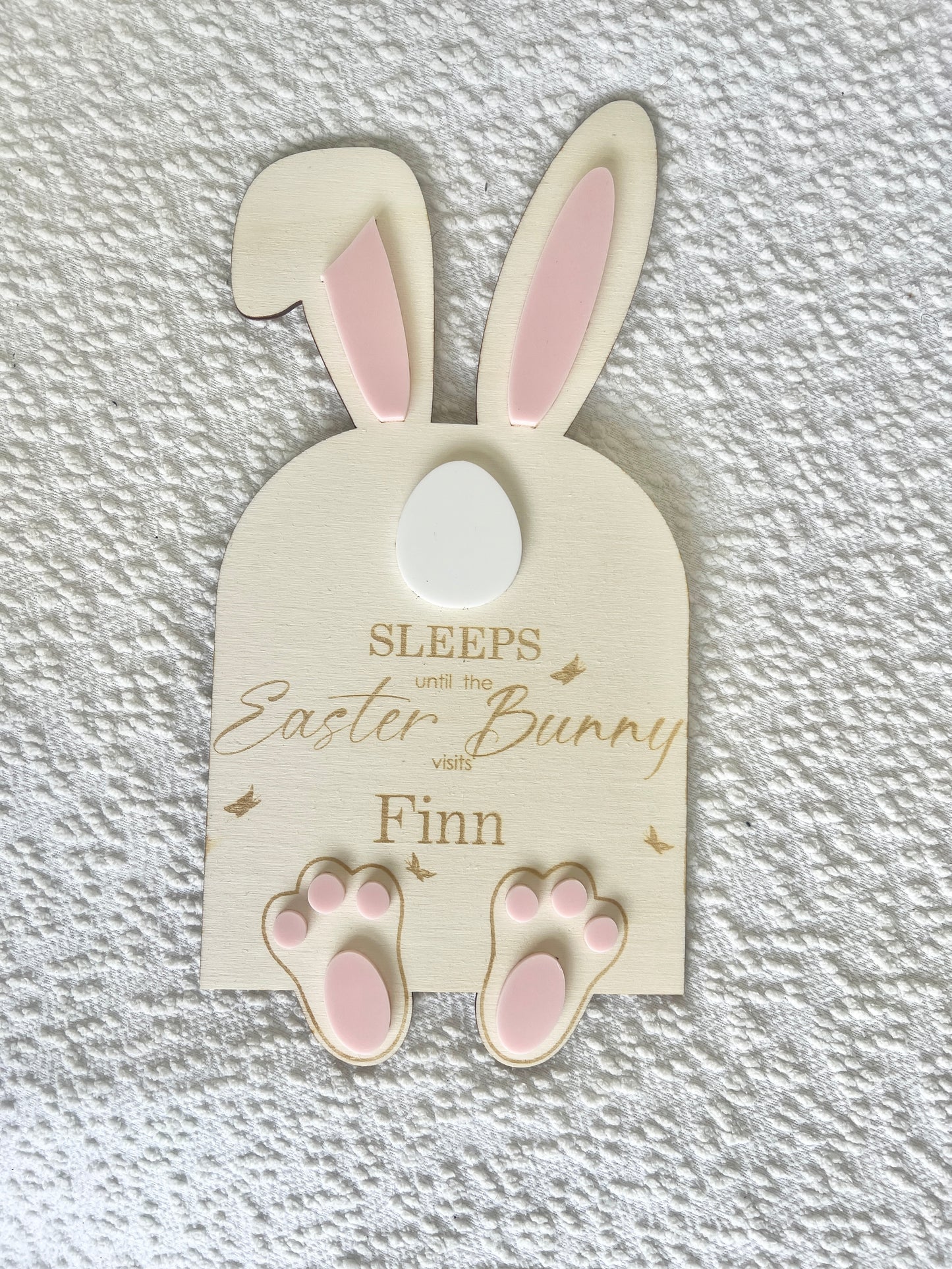 Easter Bunny Countdown Plaque
