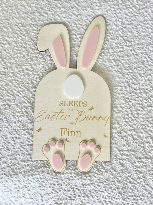Easter Bunny Countdown Plaque