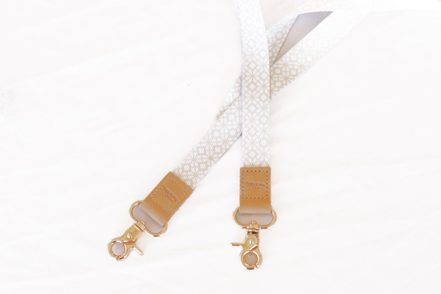 Beige Aztec Lanyard